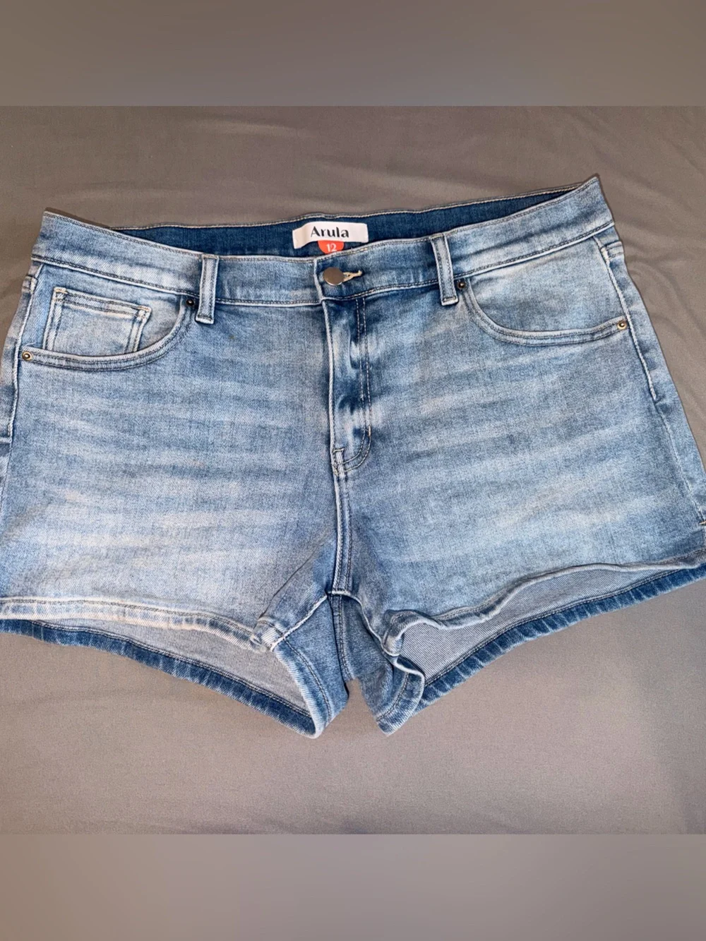 Light Blue Denim Shorts - Women’s Shorts